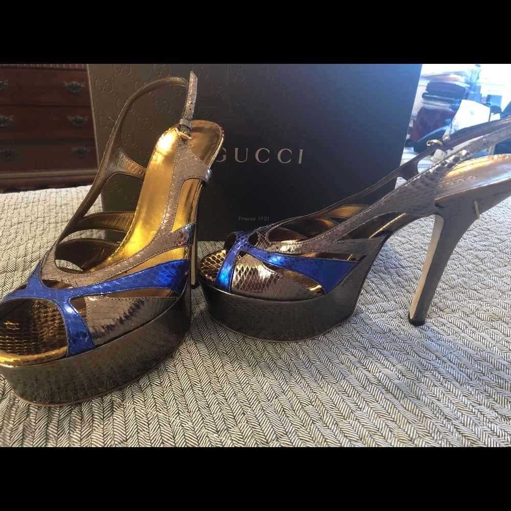 Gucci platform heels